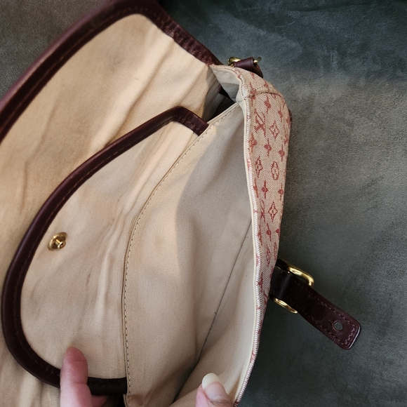 Rare Louis Vuitton Pink Monogram Denim Shoulder bag - Picture 2 of 13